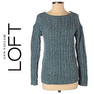 ANN TAYLOR LOFT * CREW NECK PULLOVER SWEATER